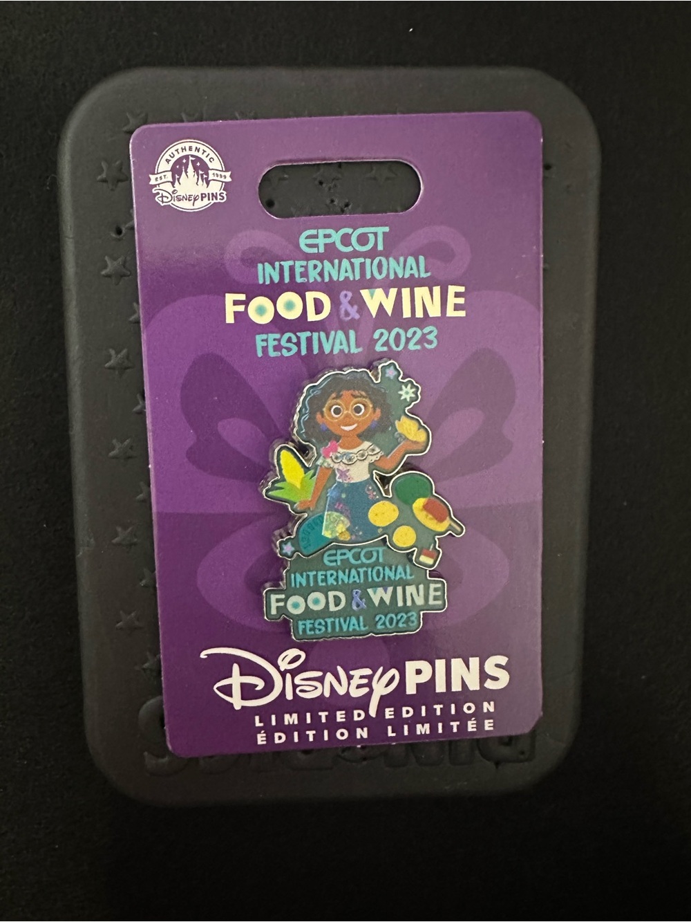 Disney Epcot Food And Wine Festival 2023 Mirabel Pin On Card